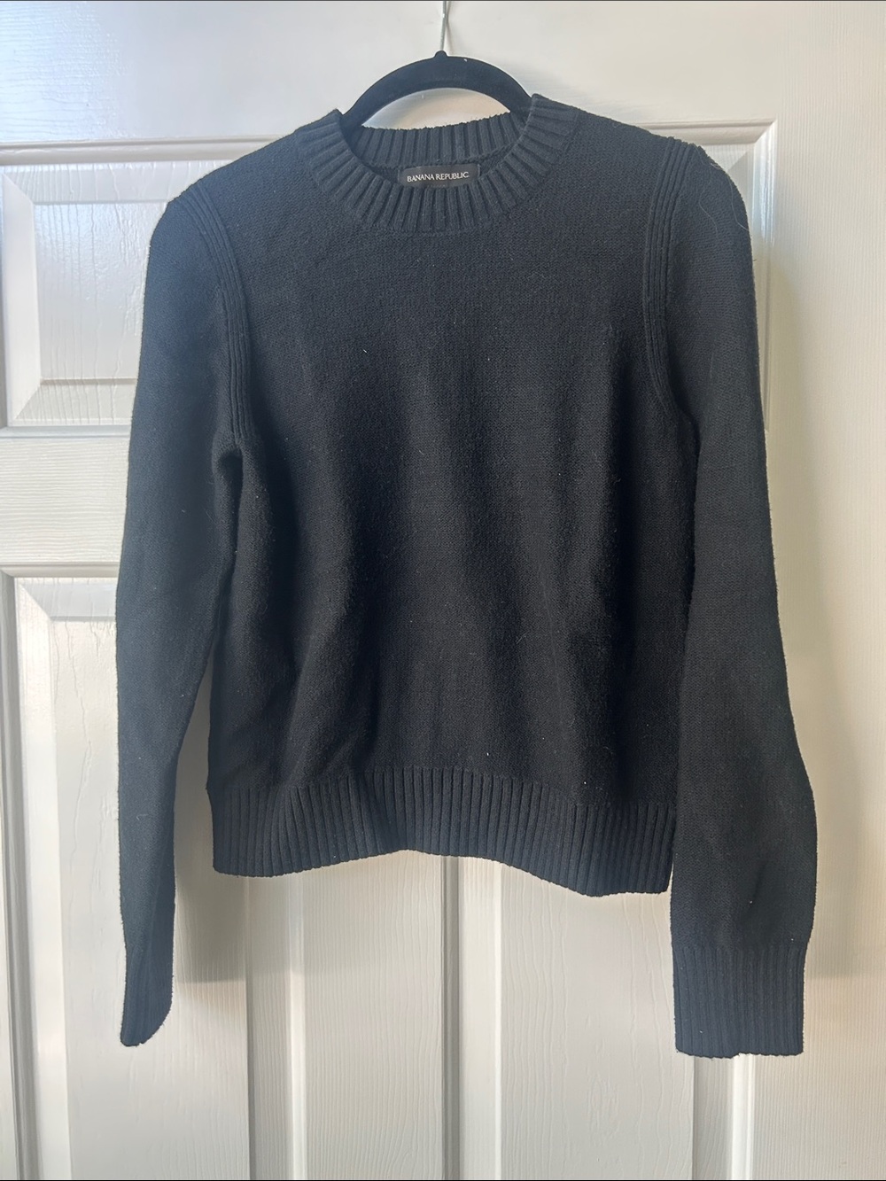 Banana Republic Black Crewneck Sweater